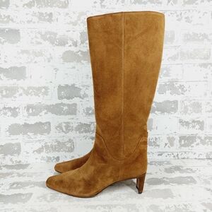 NEW Vince Camuto Women's Avriah Brown Suede Knee High Boots F1026